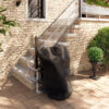 Handicare 4000 Outdoor Chair Seat Lift Curved Stairlift Wales Comfortable Comfy Narrow Attractive