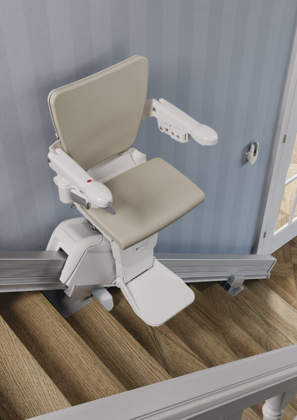 Handicare 1100 SlideTrack Straight Stairlift Wales