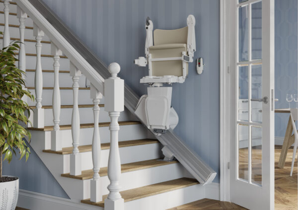 Handicare 1100 SlideTrack Straight Stairlift Wales