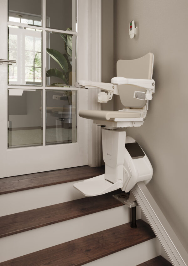 Handicare 1100 Straight Stairlift Zero Intrusion Wales