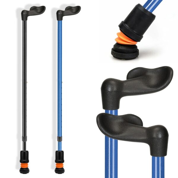 Flexyfoot Comfort Fischer Handle Walking Stick