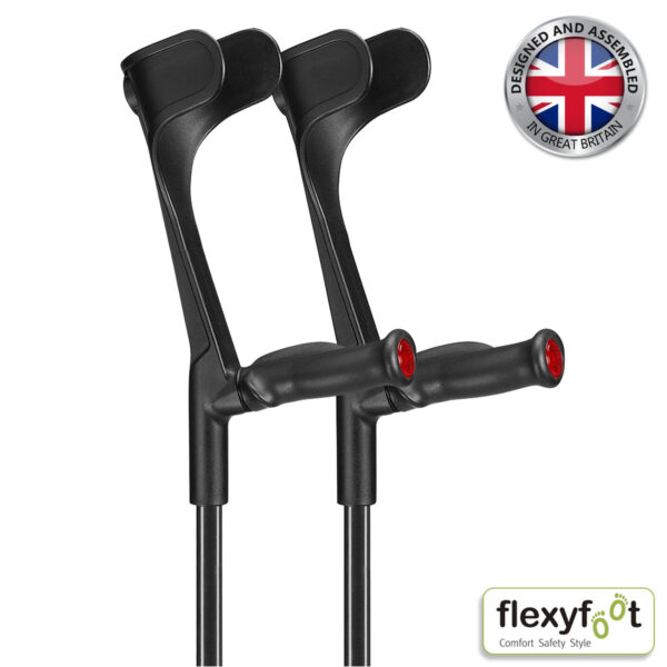 Flexyfoot Comfort Grip Open Cuff Crutches