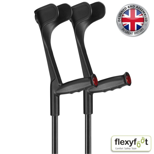 Flexyfoot Soft Grip Open Cuff Crutches