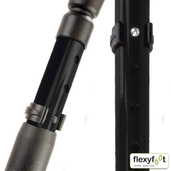 Flexyfoot Comfort Grip Double Adjustable Crutches