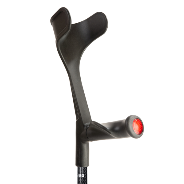 Flexyfoot Carbon Fibre Comfort Grip Folding Crutches