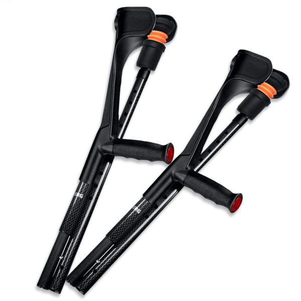 Flexyfoot Carbon Fibre Folding Crutches