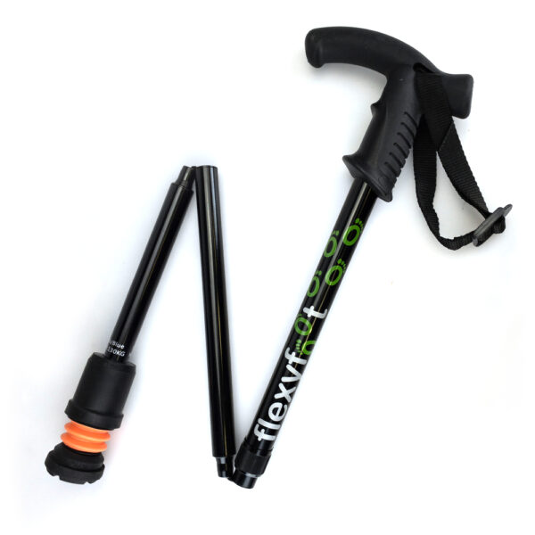 Flexyfoot Premium Derby Handle Folding Walking Stick