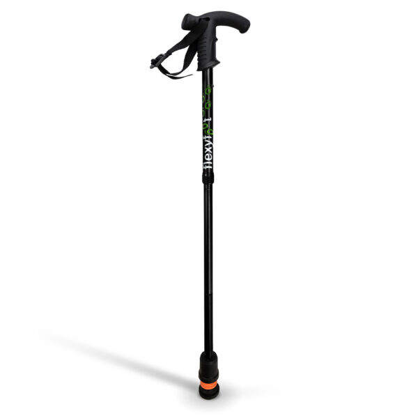 Flexyfoot Premium Derby Handle Folding Walking Stick