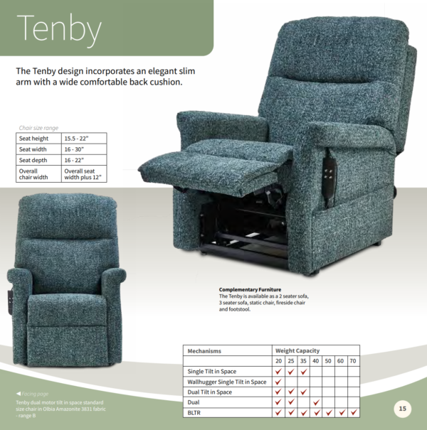 Primacare Tenby Riser Recliner Chair