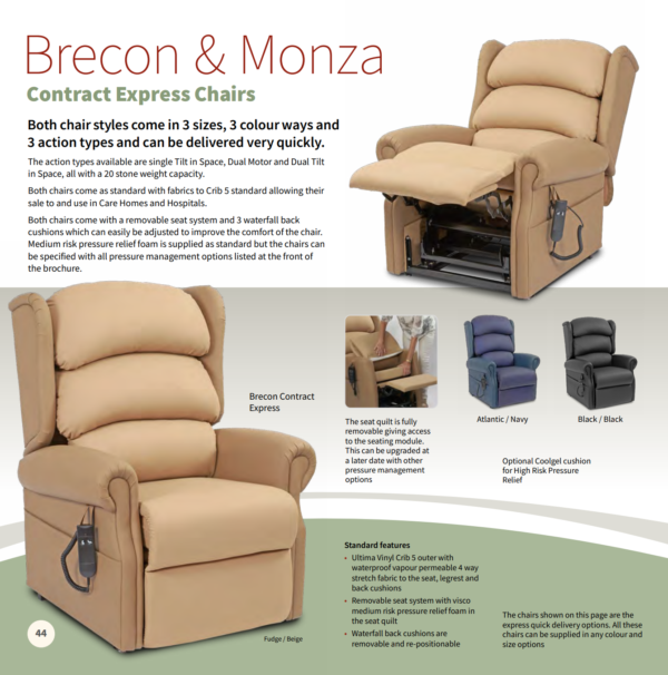 Primacare Contract Express Riser Recliner Chairs